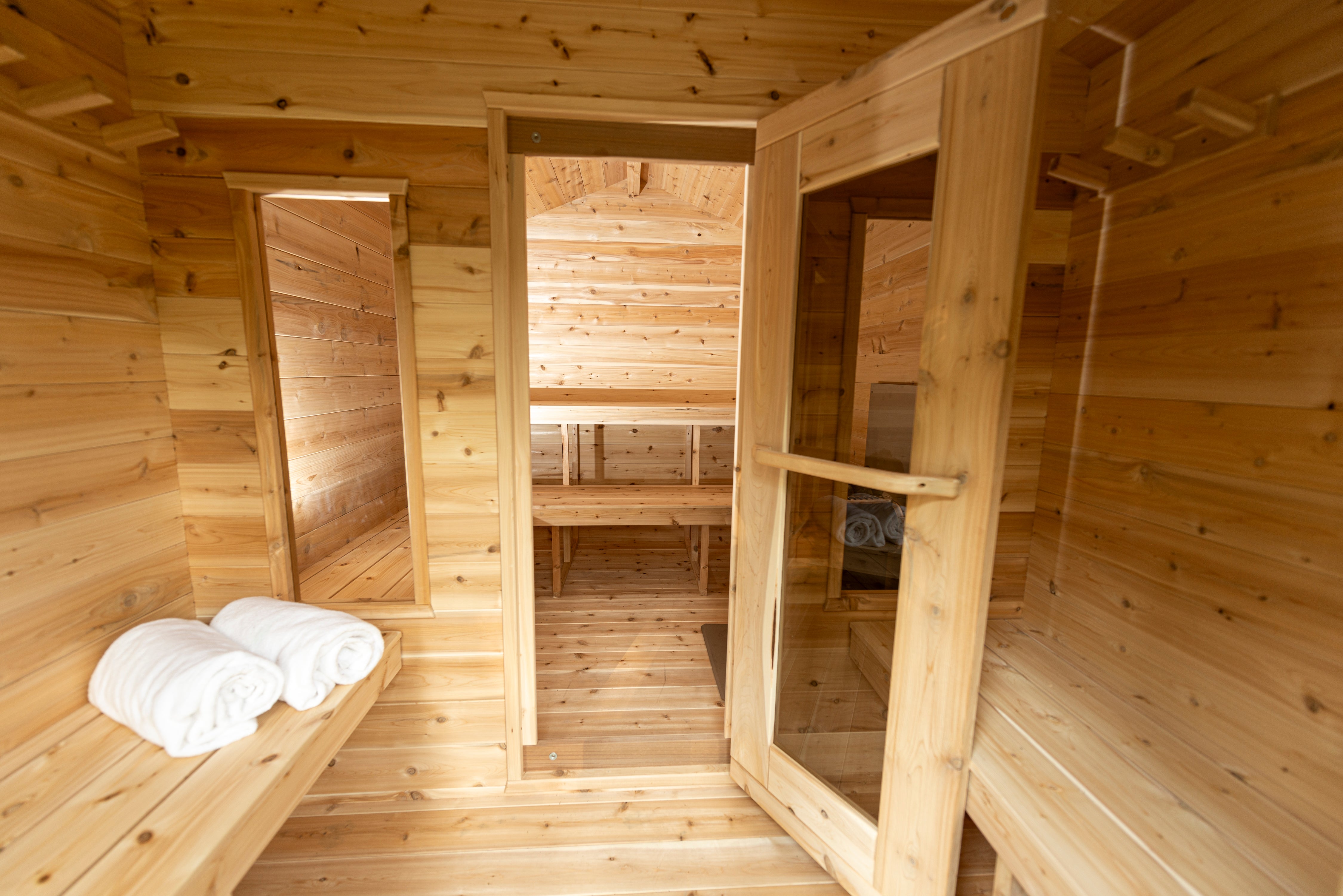 Georgian Cabin Sauna With Changeroom