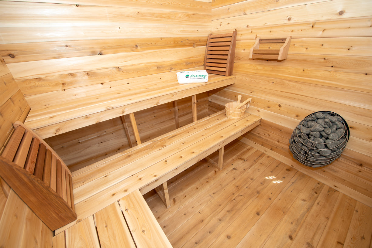 Georgian Cabin Sauna With Porch (Electric)