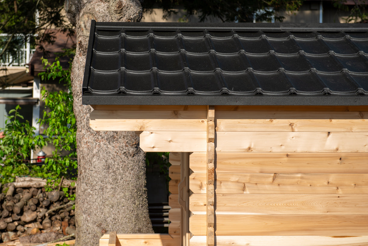 Georgian Cabin Sauna With Porch (Electric)